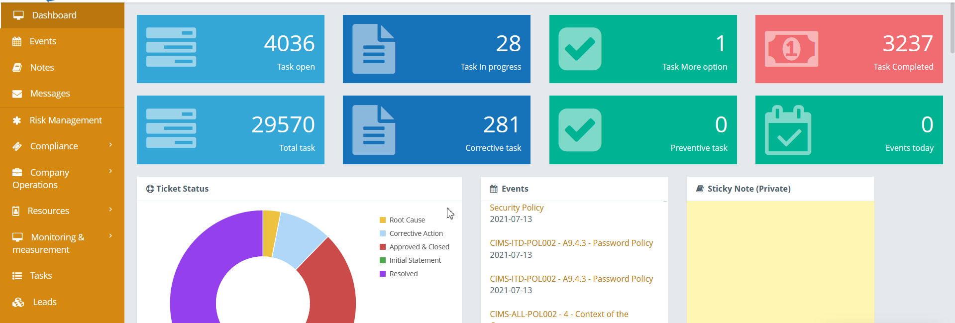 SAAS System with ISO Managemnts